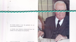 Maurice Vanneste-Sebruyns, Kortrijk 1905, 1999. Foto - Obituary Notices