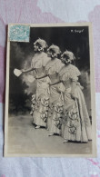 CPA 3 FEMMES TENUE DE SPECTACLE CELEBRITES ? M SULLY  REUTLINGER PARIS  SERIE SIP 1442 ? - Frauen