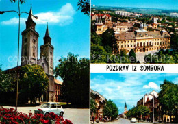 72687502 Sombor Kirche Stranssenpartie Sombor - Serbia