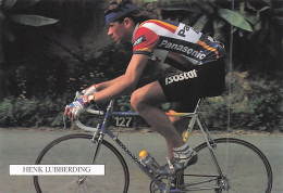 Vélo - Cyclisme -  Coureur Cycliste Henk Lubberding  - Team Panasonic - 1989 - Cyclisme