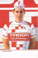 Velo - Cyclisme - Coureur Cycliste Jean Francois Chaurin - Team Fagor - 1985 - Cycling