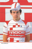 Velo - Cyclisme - Coureur Cycliste Michel Bibollet - Team Fagor - 1985 - Cyclisme