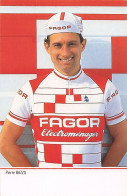 Velo - Cyclisme - Coureur Cycliste Pierre Bazzo - Team Fagor - 1985 - Cyclisme