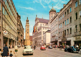 72687437 Augsburg Untere Maximilianstrasse Mit Rathaus Und Perlachturm Augsburg - Augsburg