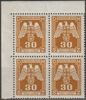 028/ Pof. SL 13, Corner 4-block - Unused Stamps