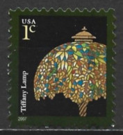 United States 2007. Scott #3749 (U) Tiffany Lamp - Usati
