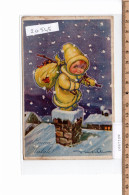 20545  BUON NATALE  BIMBO  COMIGNOLO SACCO DONI NEVE FIRMATA CASTELLI - Other & Unclassified