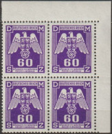 030/ Pof. SL 16, Corner 4-block - Unused Stamps