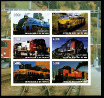 Benin 2004 - Kleinbogen - Postfrisch MNH - Eisenbahnen Railways - Eisenbahnen