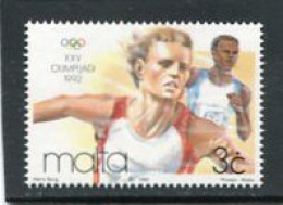 MALTA - 1992  3c  OLYMPIC GAMES  MINT NH - Malte