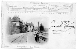 AUTOMOBILE CLUB DE LA DORDOGNE - PERIGUEUX - THIVIERS .- Les Quais à Périgueux . - Périgueux