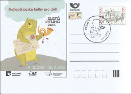 CDV PM 108 Czech Republic Exhibition In Post Museum - Illustrations For Children's Books 2015 Bear As A Postman - Bears