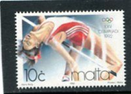 MALTA - 1992  10c  OLYMPIC GAMES  MINT NH - Malta