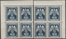 034/ Pof. SL 14, Corner 4-blocks - Unused Stamps