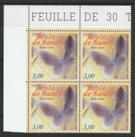 N° 3246 Cinquantenaire De L'Ecole De Nancy: Beau Bloc De 4 Timbres Neuf Impeccable - Unused Stamps
