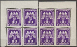 036/ Pof. SL 16, Corner 4-blocks - Unused Stamps