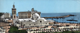(16/05/24) ALGERIE-CPSM ALGER - CARTE LONGUE PANORAMIQUE - Algiers