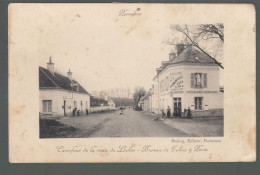 CP - 37 - Perrusson - Carrefour De La Route De Loches - Bureau De Tabac Et Poste - Autres & Non Classés