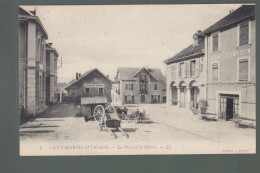 CP - 38 - Saint-Martin-d'Uriage - Place - Mairie - Autres & Non Classés