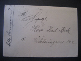 Österreich- Damenbrief  Gel.1911 Mit MiNr. 142 Von Wien Nach Wien XIV. Ecke Zehetnergasse - Linzerstraße Kaffe Kloss - Storia Postale