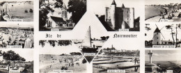 (16/05/24) 85-CPSM ILE DE NOIRMOUTIER - CARTE LONGUE PANORAMIQUE - L'HERBAUDIERE - LA GUERINIERE- BARBATRE - Ile De Noirmoutier