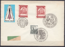 ⁕ Austria 1968 ⁕ WIEN - Nice Envelope With Commemorative Postmarks ⁕ FLUGPOSTAUSSTELLUNG - Brieven En Documenten