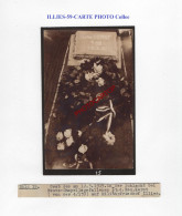 ILLIES-59-Tombe Ltn KERST-Cimetiere-CARTE PHOTO Allemande Collee-GUERRE 14-18-1 WK-MILITARIA- - Cementerios De Los Caídos De Guerra