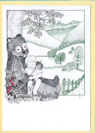 Illustrateur : Dessin De MO (Monique PASSAL De BAUDOUIN) L'ours Et Clovis / CPC N° 145 / Tirage Limité / 1992 - Other & Unclassified