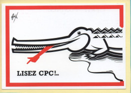 Illustrateur : Dessin De FORE / Crocodile / CPC N° 115 / Tirage Limité / 1987 - Fore