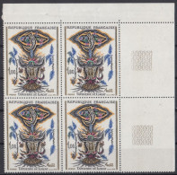 1966 FRANCE N** 1493 MNH Bloc De 4 - Unused Stamps