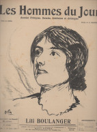 Revue LES HOMMES DU JOUR  N°286 Juillet 1913  Lili BOULANGER  ( Caricature De RAIETER( CAT1082 /286)) - 1900 - 1949