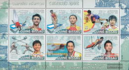 Guinea-Bissau 4029-4034 Sheetlet (complete. Issue) Unmounted Mint / Never Hinged 2009 Wrestling, Fencing, Swimming, Gymn - Guinea-Bissau