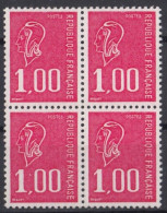 1976 FRANCE N** 1892b MNH Bloc De 4 - Ungebraucht