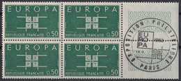 1963 FRANCE N** 1397 MNH Bloc De 4 Premier Jour - Ungebraucht