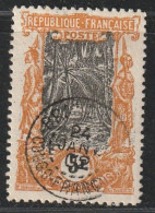 CONGO - N°41 Obl (1900-04) 5f Jaune-orange Et Noir - Usados