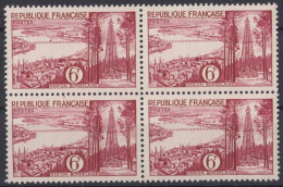 1955 FRANCE N** 1036 MNH Bloc De 4 - Ungebraucht