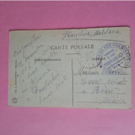 Service Militaire Des Chemins De Fer - Pontarlier (25) 12-12-1918 - Adressé à Monsieur Annet David à Béard (58) - Briefe U. Dokumente