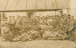 * CP PHOTO * WW1 * MILITAIRES DU 5 R.I. * MILITAIRE * G.V.C. - GROUPE DE TANKISTES * TANKISTE - Guerre 1914-18