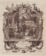 DE 1929 - Carte Commerciale Sur Papier Du Fabriecq De Philip Anthe. Van Langenbergh, Amsteldam, Imp Fritzsch 1752 - Andere & Zonder Classificatie