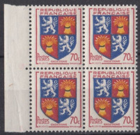 1953 FRANCE N** 958 MNH Bloc De 4 - Unused Stamps