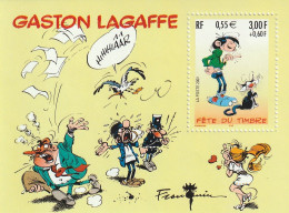 France 2001 Fete Du Timbre Gaston Lagaffe Bloc Feuillet N°34 Neuf** - Ongebruikt
