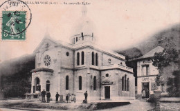 Amfreville La Mie Voie - La Nouvelle Eglise -  Café De La Place - CPA °J - Autres & Non Classés