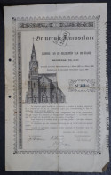 GEMEENTE KNESSELARE  LEENING VAN 615 OBBLIGATIËNVAN 100 FRANK  RENTENDE FR 3,40 - 1 OCTOBER 1890 - Historische Documenten