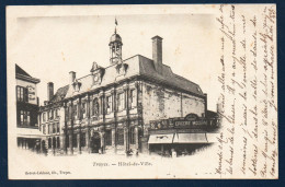 10. Troyes.  Hôtel De Ville ( 1672- Arch. Pierre Cottard ). Café, Salle De Billard à L'étage. Epicerie Moderne. 1903 - Troyes