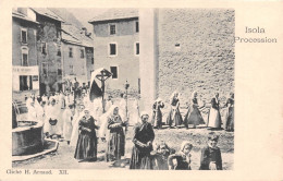 ISOLA (Alpes-Maritimes) - Procession Portant Le Christ En Croix - Précurseur - Autres & Non Classés