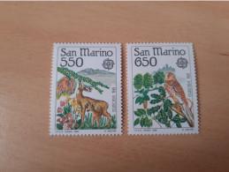 TIMBRES  SAINT-MARIN    ANNEE   1986   N  1134  /  1135    NEUFS  LUXE** - Ongebruikt