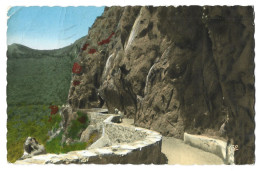 Algerie -  Bougie  -  Bejaia - Les Roches Noires, Chemin Taille Dans Le Rocher - Bejaia (Bougie)