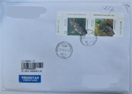 ROMANIA To Bulgaria 2024 Europa CEPT. Underwater Fauna & Flora - Travelled Cover - Unused Stamps