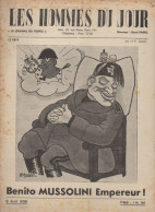 Revue LES HOMMES DU JOUR  N°  Du 9 Avril 1938  MUSSOLINI Caricature De GASSIER ( CAT1082 /sp) - 1900 - 1949