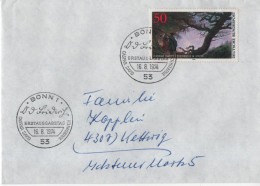 Germany Deutschland 1974 FDC Caspar David Friedrich, Painter Maler Artist, Canceled In Bonn - 1971-1980